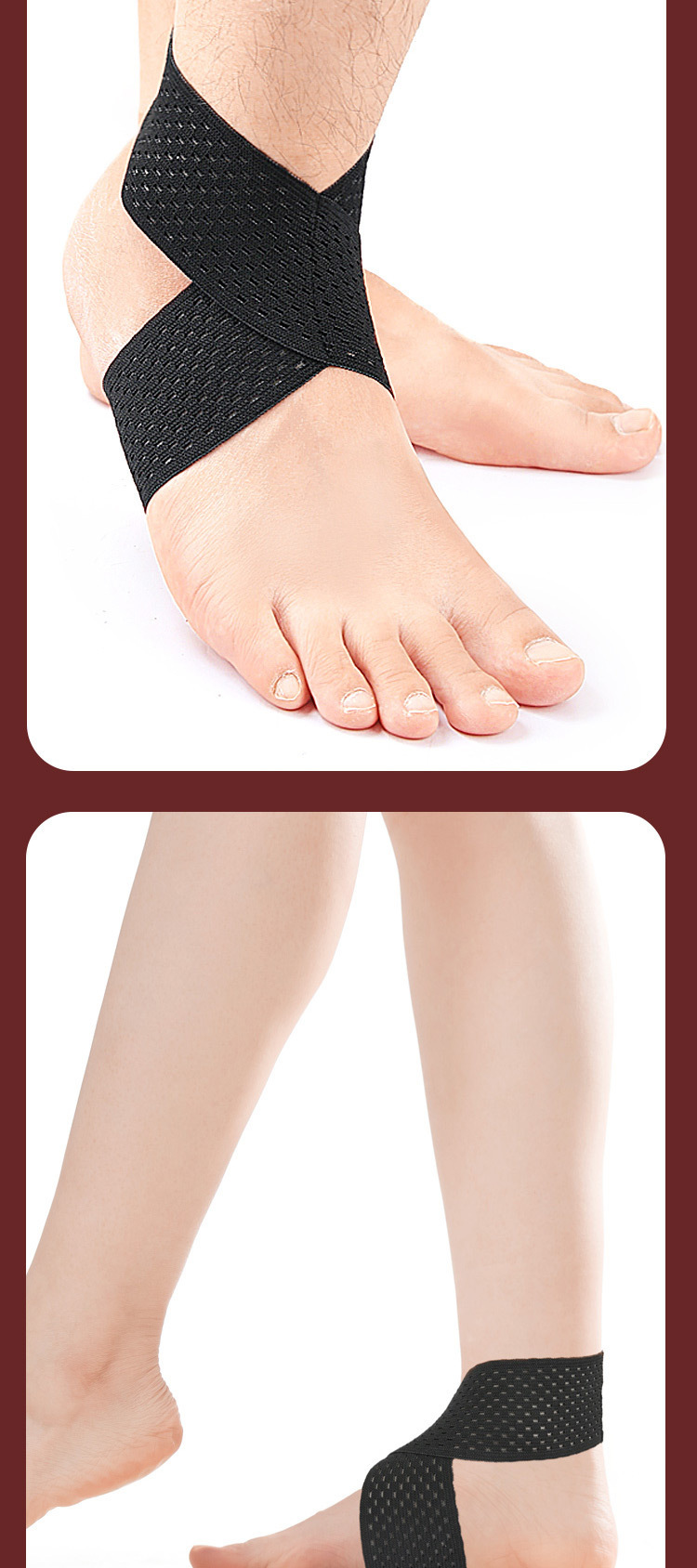 Thin ankle guard fixed pressure can wear shoe ankle guard high elastic bandage protector Bulk Manufacturing