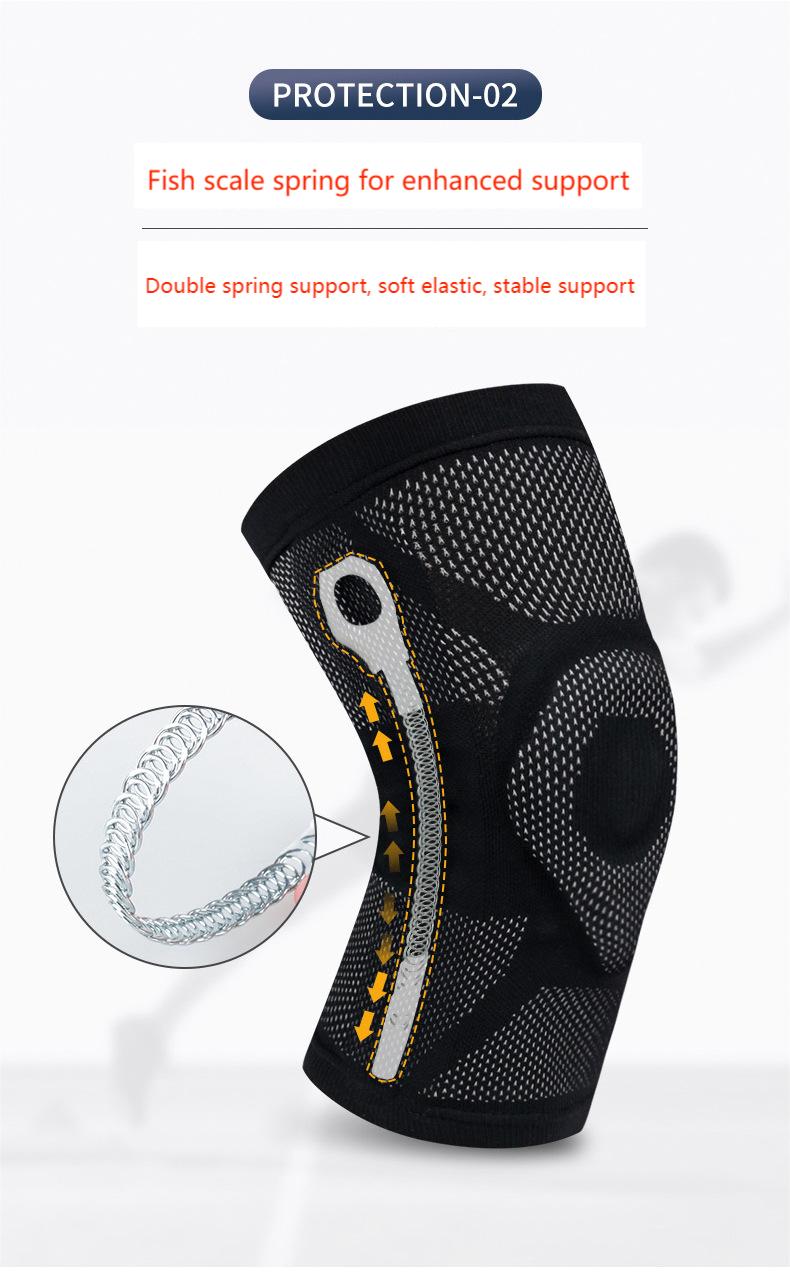 Thin breathable sports knee brace compression anti-collision outdoor basketball football mountaineering fitness brace Global Wholesale Market Operations