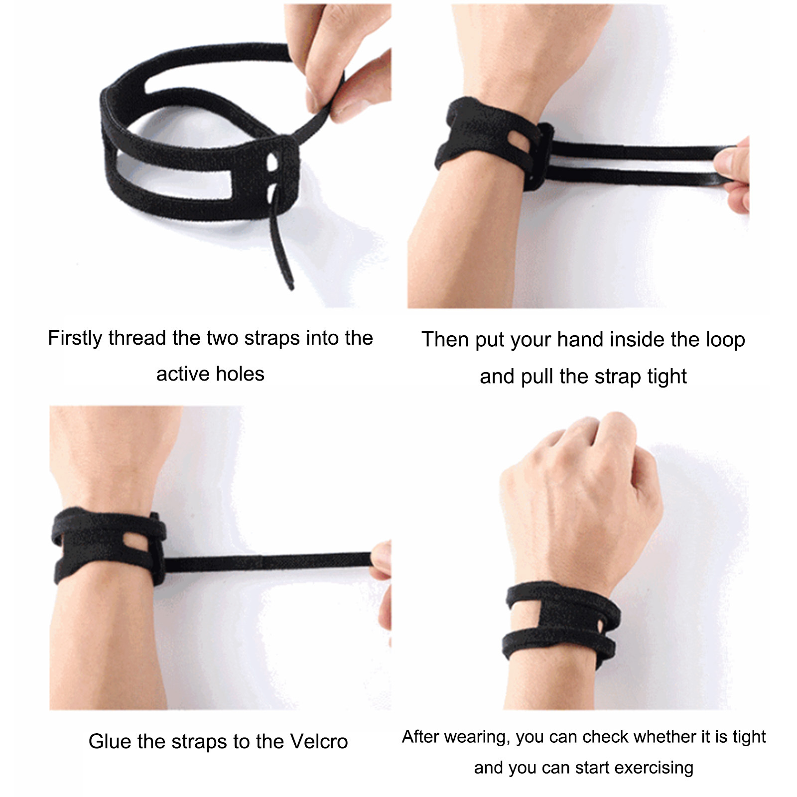 Thin sports wrist guard TFCC points fitness sports protection wrist guard bench press anti-sprain wrist strap Export Factory