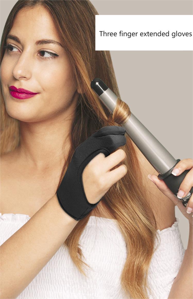 Three-finger binding hair gloves Salon perm cleats Curling iron Insulation gloves B2B Manufacturing