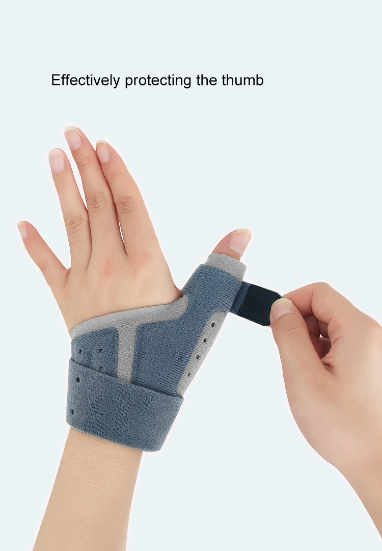 Thumb wrist protection finger sleeve strap pressure aluminum strip support big finger wrist protection Custom Manufacturing