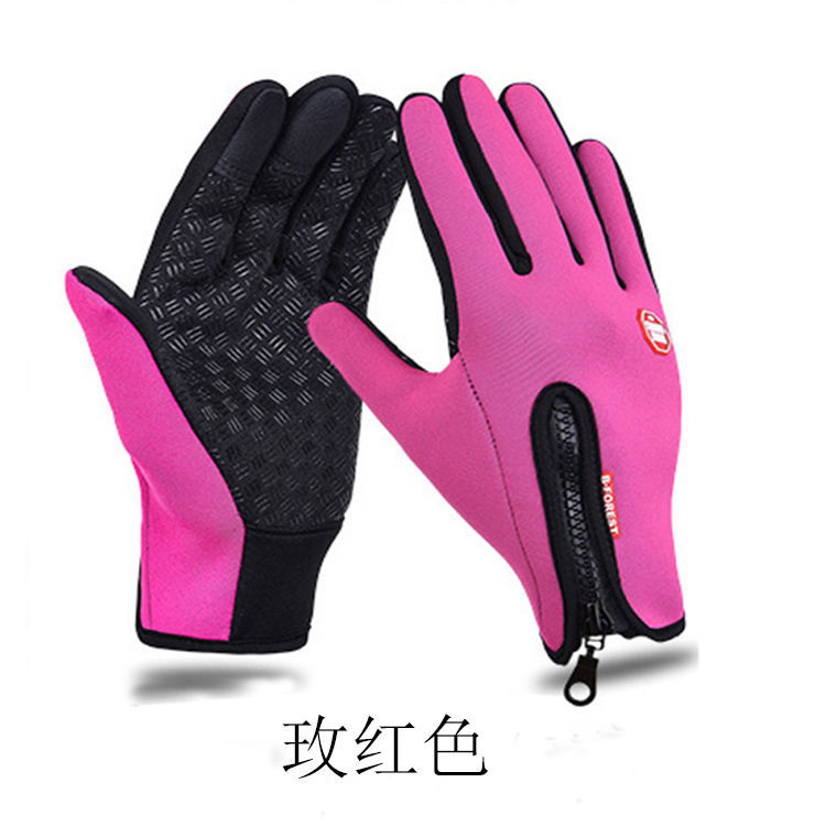 Touch screen cycling gloves for men windproof warm fishing hiking gloves touch and splash proof outdoor gloves Private Label Manufacturing