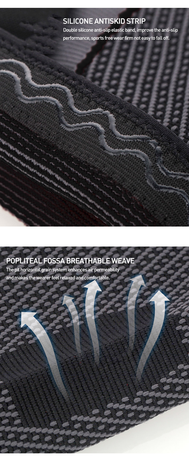 Unisex Basketball Sports Leg Brace Knee Sleeve Long Compression Full Leg Sleeve with Elastic Strap Factory Wholesale Factory