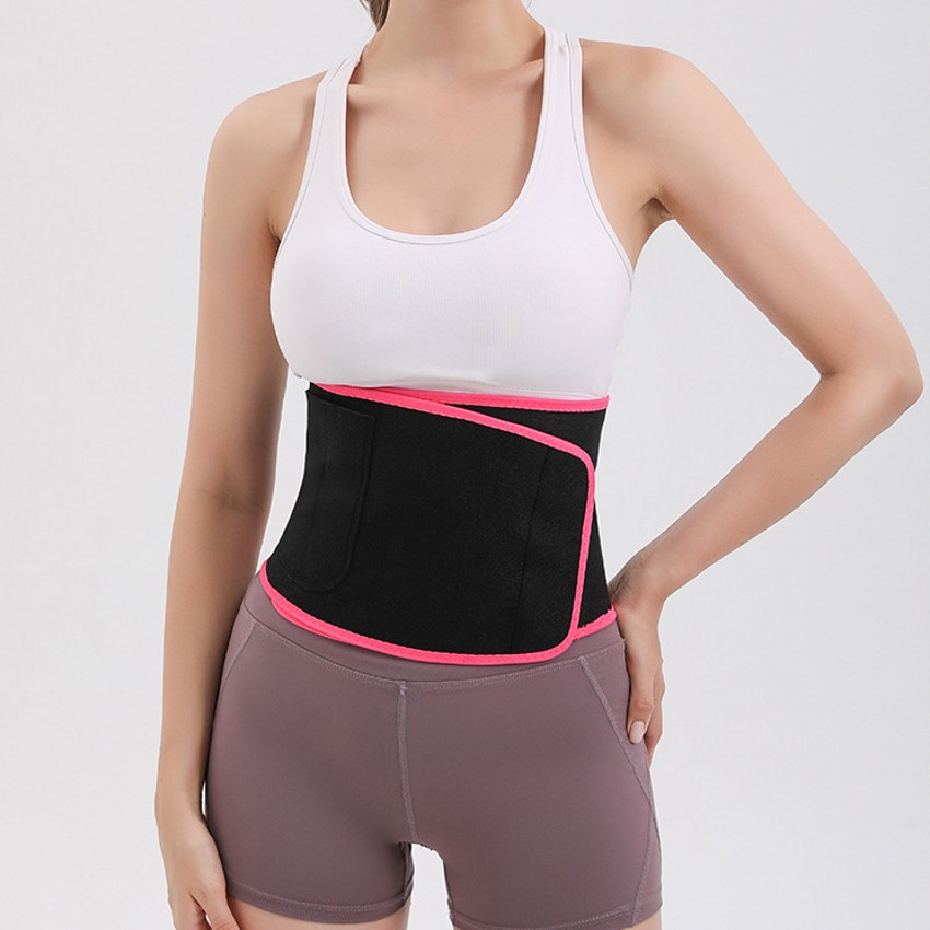 Unisex Neoprene Waist Trainer Belt  Elastic Fabric Waist Trimmer with silver coated Sweat Lining For Body Slimming Wholesale Distribution Distributor