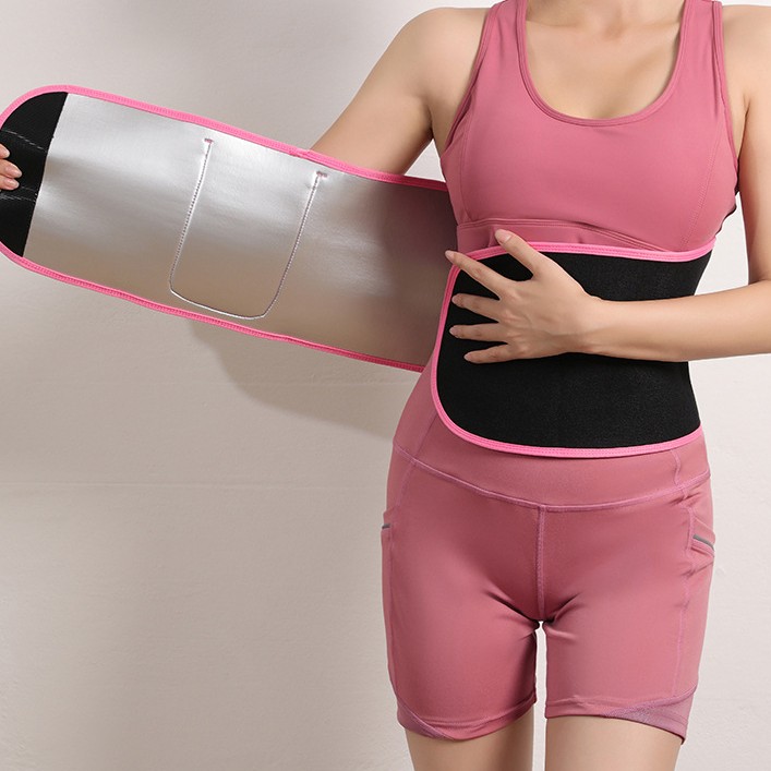 Unisex Neoprene Waist Trainer Belt with pocket Elastic Fabric Waist Trimmer with silver coated Sweat Lining For Body Slimming Wholesale B2B Pricing Outlet