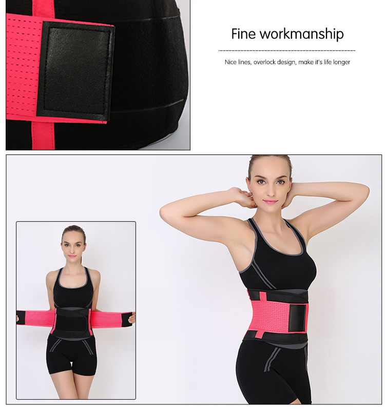 Waist Trainer Cincher Trimmer Sweat Belt Women Men Shapewear Gym Body Shaper China Factory Direct Production