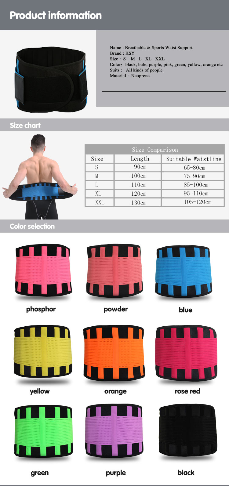 Waist Trimmer Slimming Body Shape Belt Sport Girdle Belt Waist Trainer Factory Authorized Wholesale Sourcing