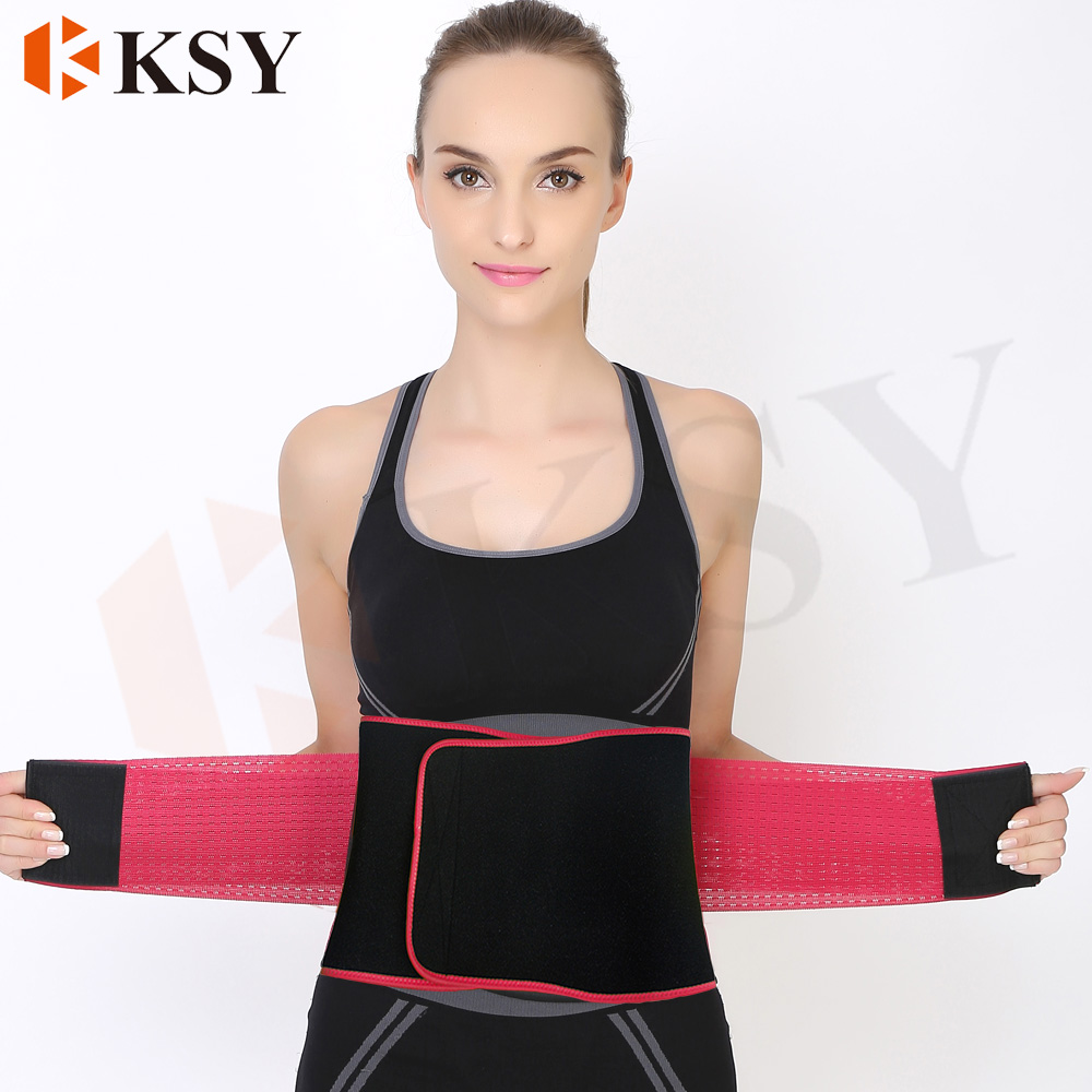Waist Trimmers Sweat Bands Belt Seamless Sauna Women Waist Trainer Shaper Belt Support with sliver coating Factory Wholesale Factory