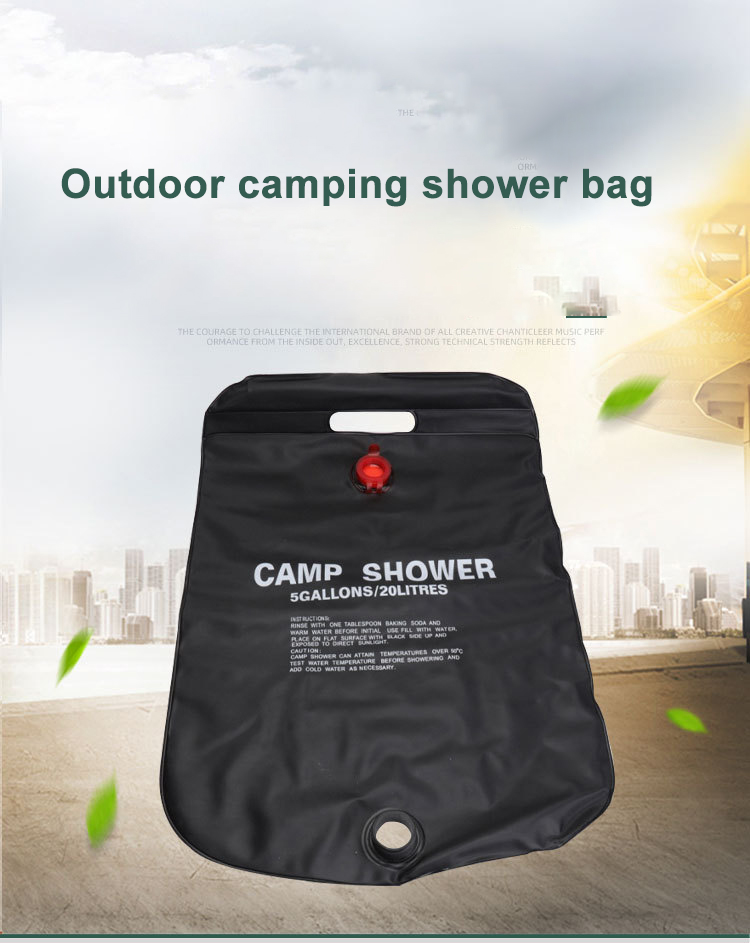 Water Bag Outdoor Camping Shower Belt Picnic Water Storage Bag Portable Travel Hiking Folding Shower Bag Factory Pricing