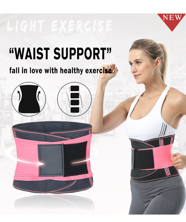 Weight Loss Tummy Wrap Band Custom Women Back Support Belt Sauna Sweat Slimming Waist Trimmer Belt Waist Trainer For Gym Direct Factory Wholesale