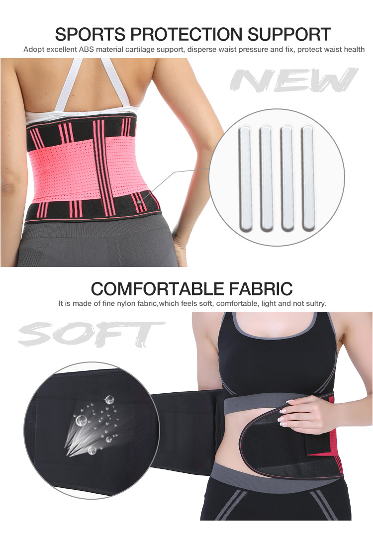Weight Loss Tummy Wrap Band Custom Women Back Support Belt Sauna Sweat Slimming Waist Trimmer Belt Waist Trainer For Gym Direct Factory Wholesale