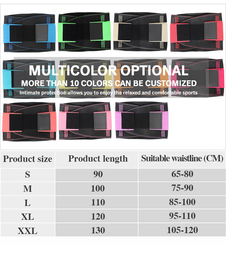 Weight Loss Tummy Wrap Band Custom Women Back Support Belt Sauna Sweat Slimming Waist Trimmer Belt Waist Trainer For Gym Direct Factory Wholesale