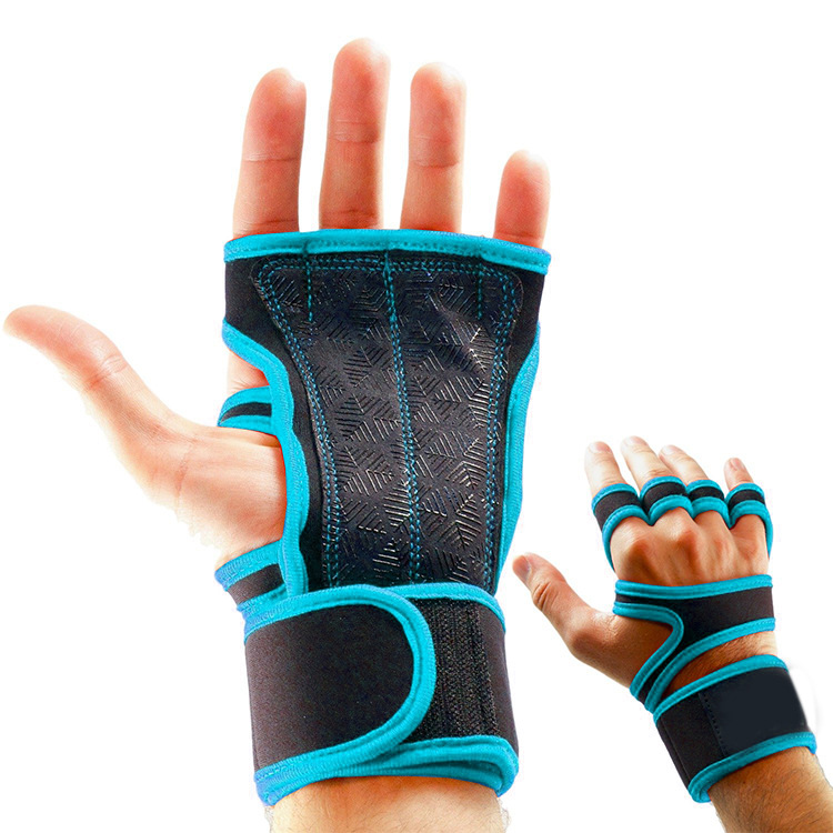 Weightlifting Training Gloves for Men Women Fitness Sports Body Building Gymnastics Gym Hand Wrist Palm Protector Gloves Factory Wholesale Factory
