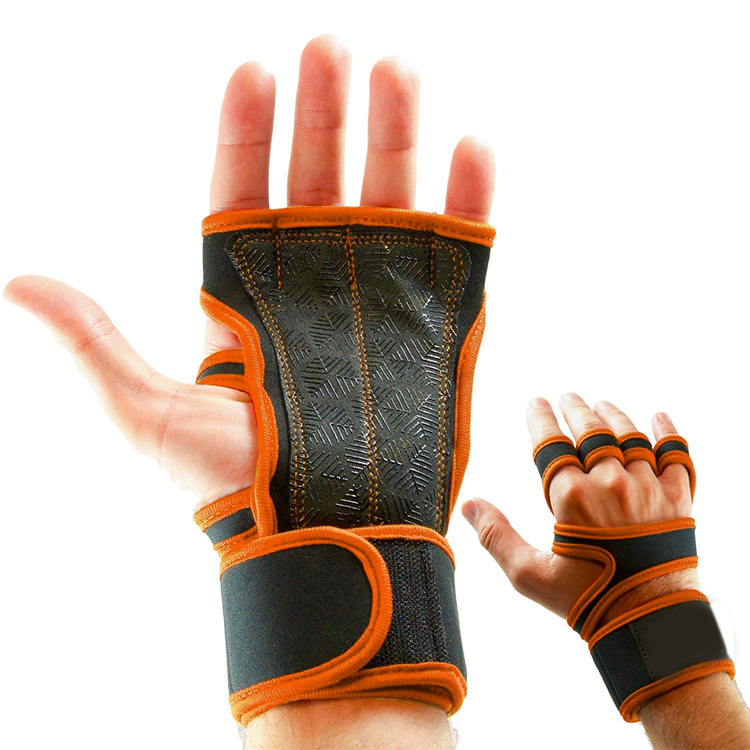 Weightlifting Training Gloves for Men Women Fitness Sports Body Building Gymnastics Gym Hand Wrist Palm Protector Gloves Factory Wholesale Factory