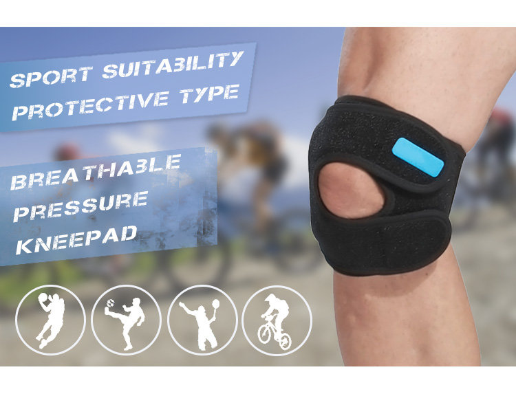 Wholesale Compression Sport Gym Running Patella Band Knee Support Guard Sport Safety Patellar Belt Tendon Knee Strap Industrial Wholesale Pricing Wholesale