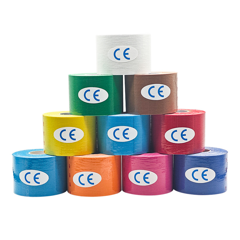 Wholesale Elastic Sports Tape Athletic Muscle Care Sports Health Care Waterproof Kinesiology Tape Manufacturing Services