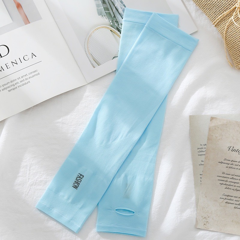 Wholesale Men Women Arm Protection UV Protector Anti Ultraviolet Rays Sun Protection Ice Silk Sleeve Outdoor Thin Arm Brace China Factory Supply