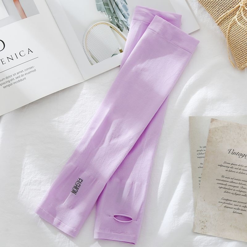 Wholesale Men Women Arm Protection UV Protector Anti Ultraviolet Rays Sun Protection Ice Silk Sleeve Outdoor Thin Arm Brace China Factory Supply