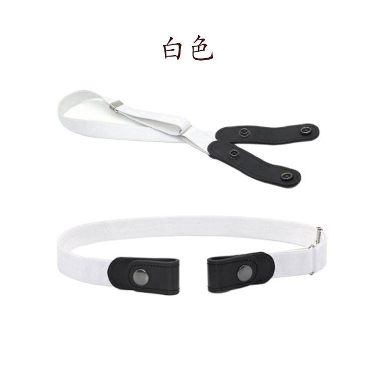 Wholesale Soft Trousers Elastic Belt Ladies Jeans Pants Waist Belt Stretch No Buckle Belt for men and women Customized Manufacturing Solutions