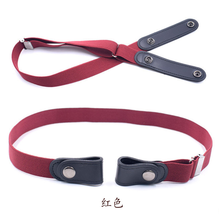 Wholesale Soft Trousers Elastic Belt Ladies Jeans Pants Waist Belt Stretch No Buckle Belt for men and women Customized Manufacturing Solutions