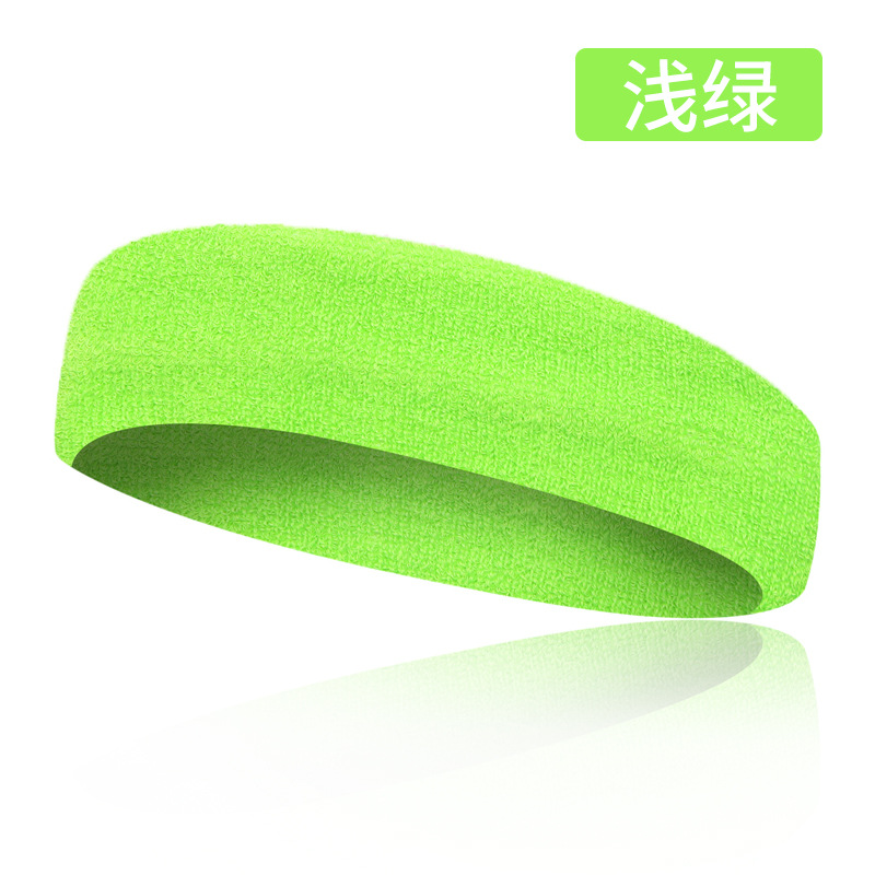Wholesale Sweat-absorbent Sports Hairbands Basketball Yoga Running Sweatband Combed Cotton Towel Headband Export Manufacturing Efficiency