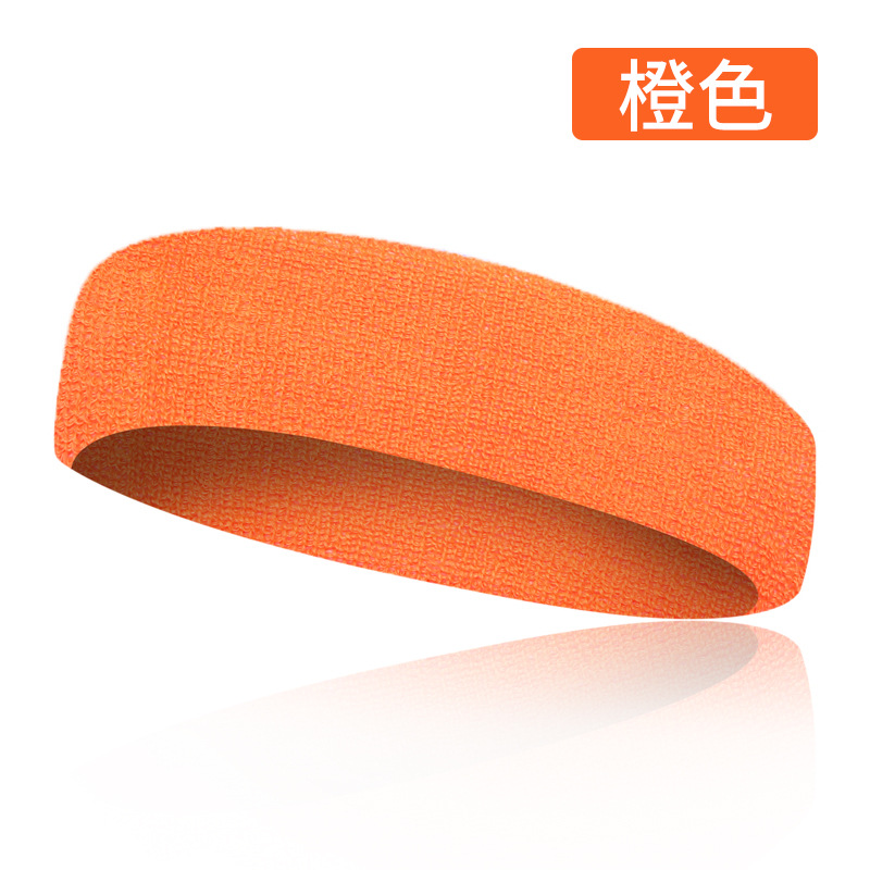 Wholesale Sweat-absorbent Sports Hairbands Basketball Yoga Running Sweatband Combed Cotton Towel Headband Export Manufacturing Efficiency