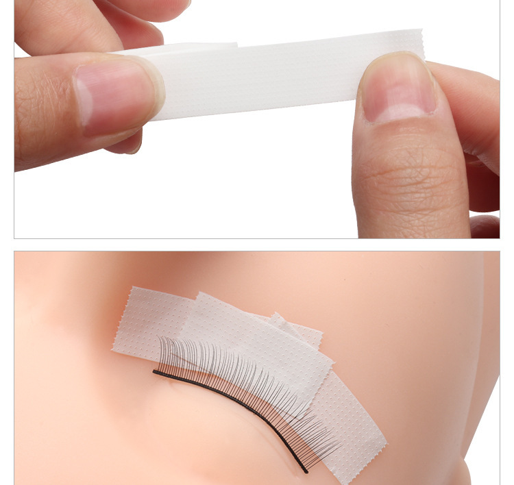 Wholesale breathable easy to tear Medical Tape/White Silk Paper Under Patches Eyelash Extension Supply Eyelash Extension Tape Large-Scale Factory