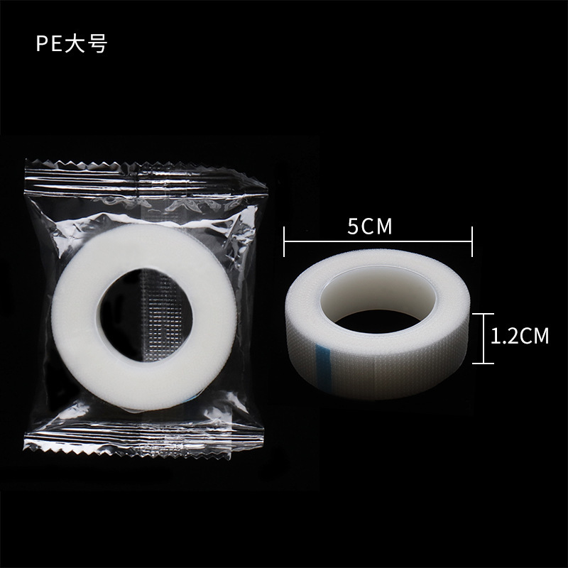Wholesale breathable easy to tear Medical Tape/White Silk Paper Under Patches Eyelash Extension Supply Eyelash Extension Tape Large-Scale Factory