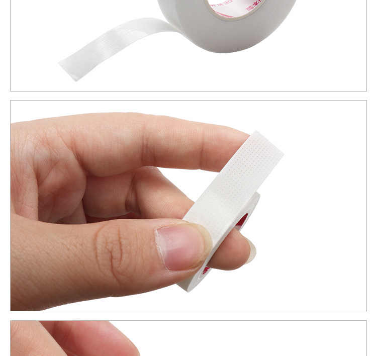 Wholesale breathable easy to tear Medical Tape/White Silk Paper Under Patches Eyelash Extension Supply Eyelash Extension Tape Large-Scale Factory