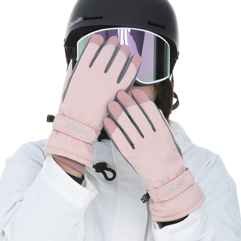 Winter Skiing Gloves men's and women's cycling Waterproof Warm Touch Screen Gloves ODM Manufacturing Direct
