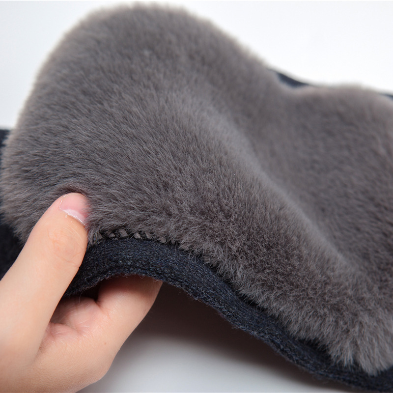 Winter cashmere knee pads with wool thickening men and women old cold leg joint knee cold knit warm knee pads Rapid Production Solutions Trade