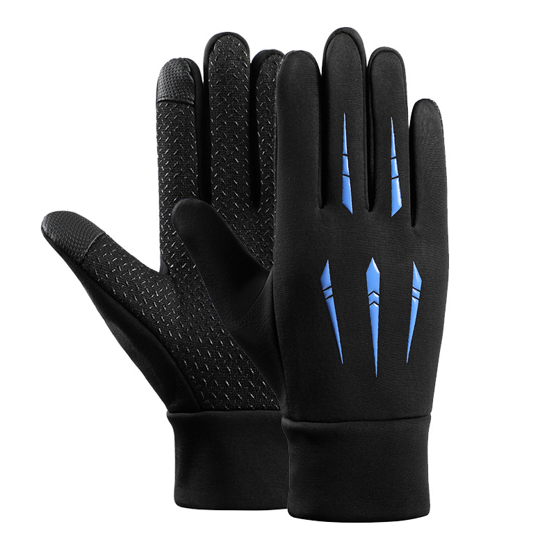 Winter gloves for men Warm cycling touch screen plus fleece non-slip outdoor sports motorbike riding gloves Wholesale B2B Pricing