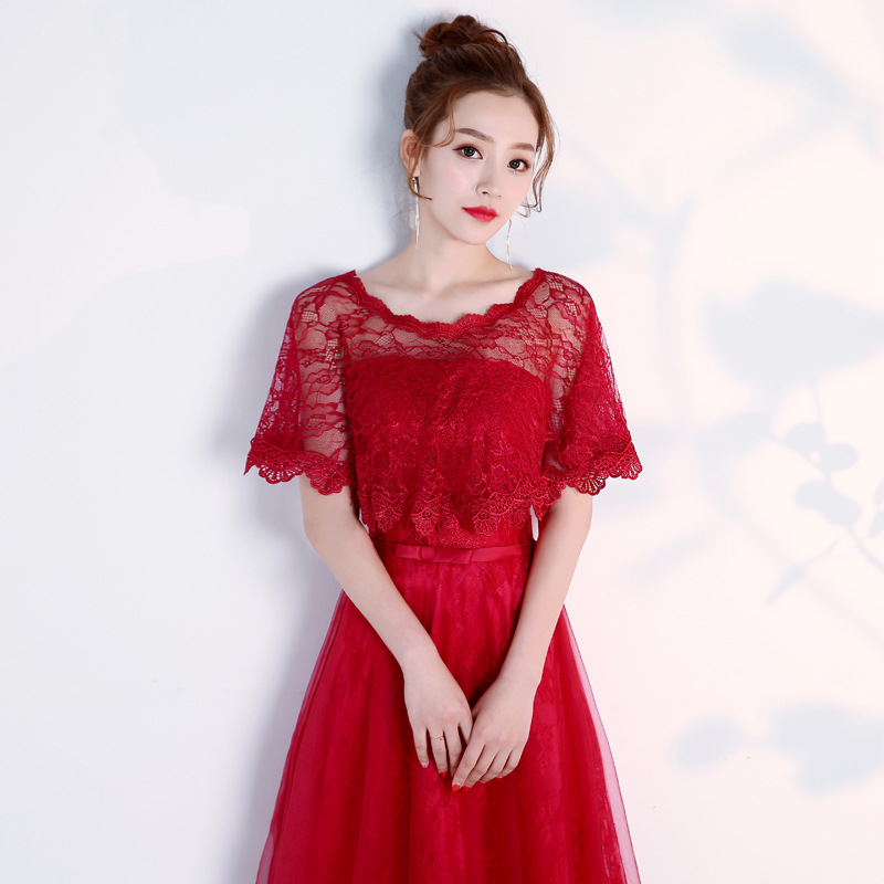 Women Floral Lace Shawl Wrap Wedding Bridal Bolero Cover Up Tulle Shrug Cape Industrial Exporter Custom Solutions