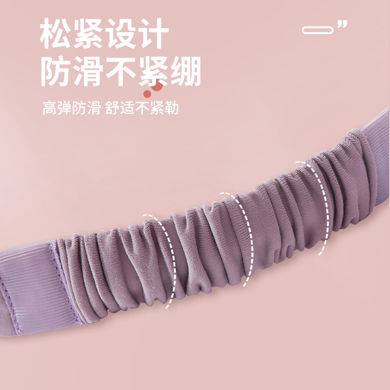 Women Men Fitness Elastic Headband  Sweat Absorption Breathable Quick Drying Outdoor Sports Running Hair Band Export Factory