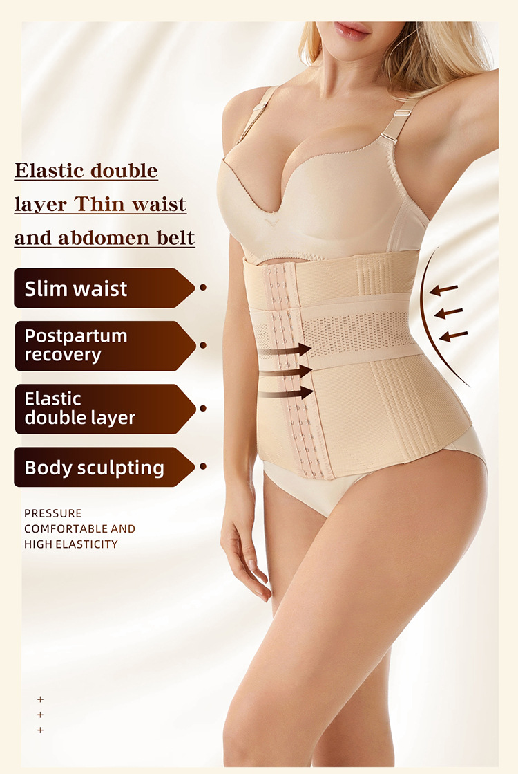 Womens Waist Trainer Cincher Body Shaper Underwear Tummy Slim Belt Postpartum Control Underbust 16 Steel Boned Corset Wholesale Distribution Center B2B