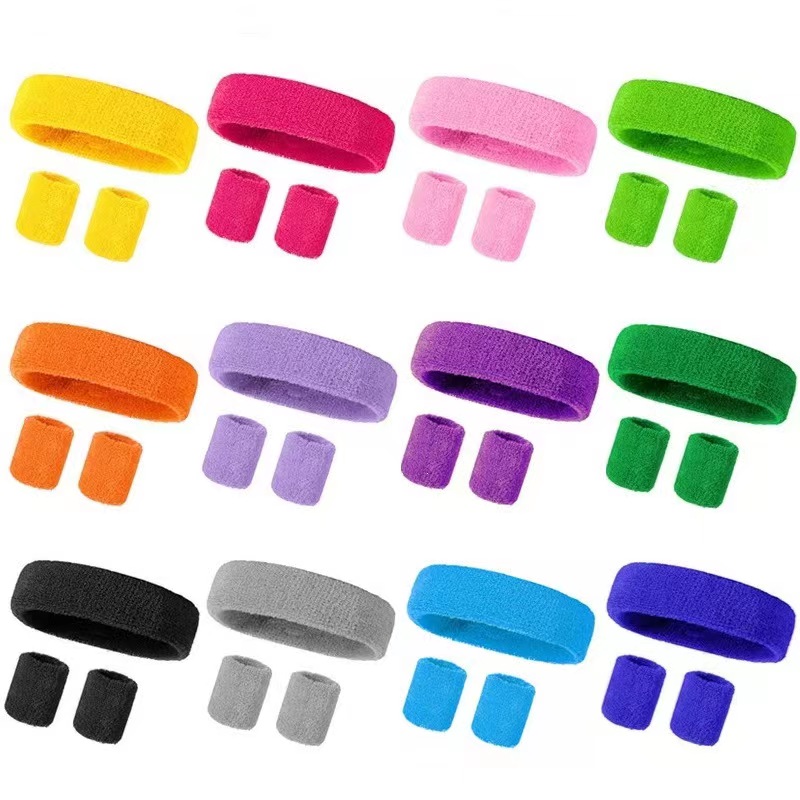 Workout Headbands,Sports & Outdoors Headbands Wristband,Gym Accessories,Moisture Wicking Hairband,Sweatbands Factory Direct