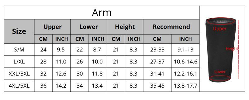 Workout Weight Loss Premium Elastic Fitness Sweating Lose Shapewear Arm Shaper Discount Factory Services
