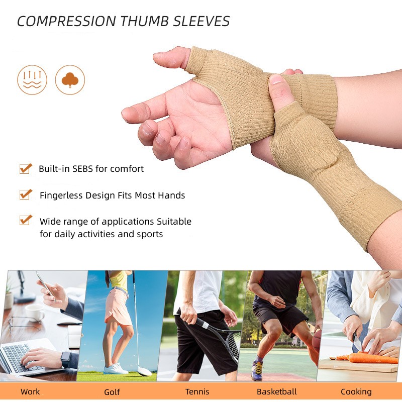 Wrist sports compression gloves Wrist brace Protection tenosynovitis Relief Wrist Protection Brace China-based Manufacturer