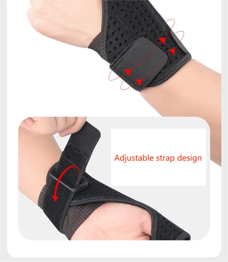 Wrist sprain fracture tendon sheath protection thumb Adjustable steel bar support mesh breathable hand protection Factory Direct