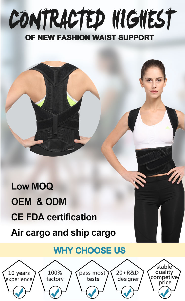 Y001 Back Clavicle Brace Adjustable Shoulder Straightener Posture Corrector Bulk Pricing
