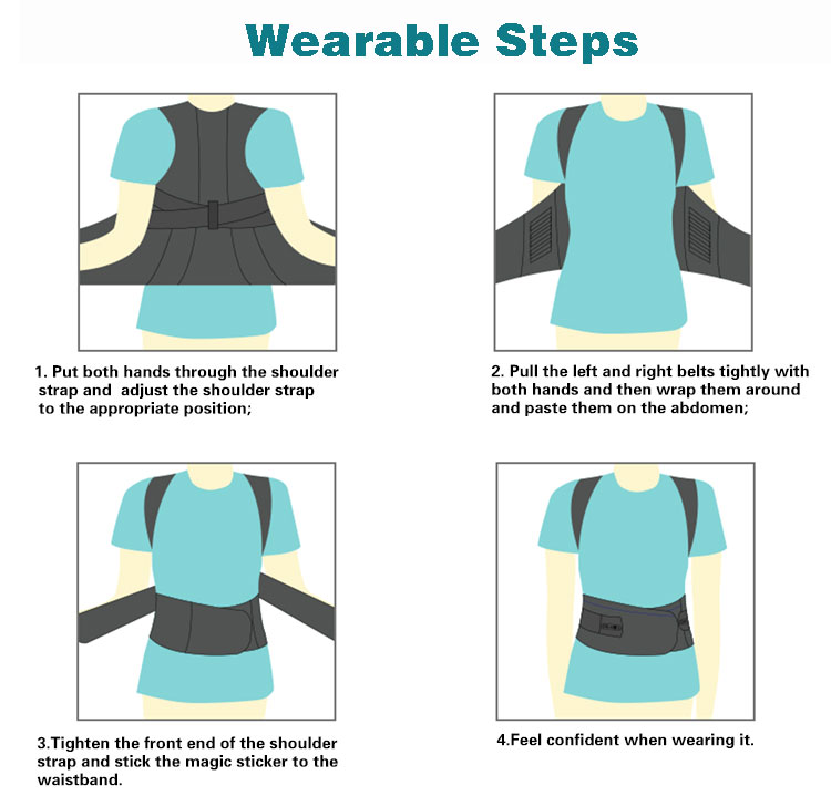 Y001 Back Clavicle Brace Adjustable Shoulder Straightener Posture Corrector Bulk Pricing
