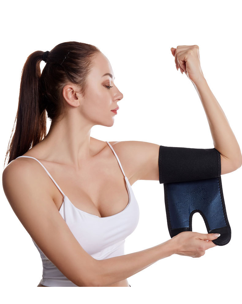 Yoga Silver Coating Neoprene Sauna Arm Trimmers Wraps Arm Slimming Shaper B2B Factory Pricing Supplier