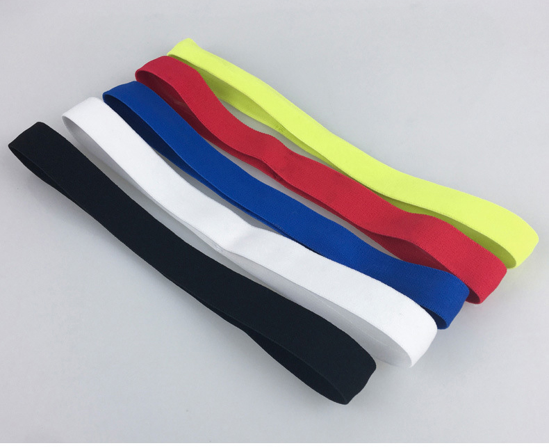 anti-slip sweat band hair band high quality yoga gym training basketball hairband China Supplier Custom Solutions