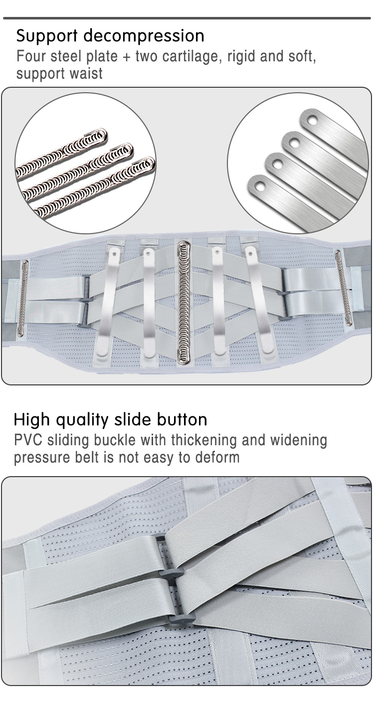 best selling Compression Pain Relief Double Pull Lumbar Brace Lower Waist Support Belt Wholesale Trade Supplier Innovation