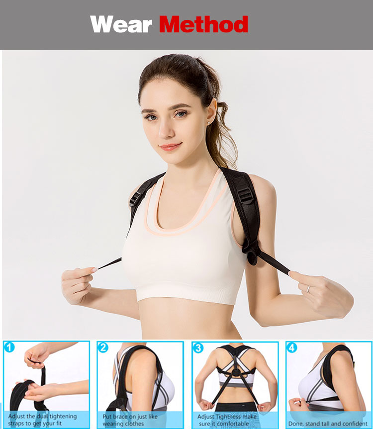 breathable posture corrector and back posture corrector and posture corrector belt OEM Wholesale Outlet