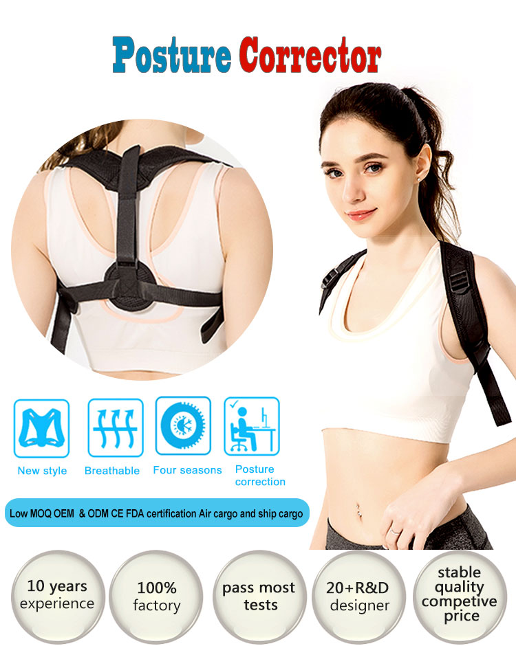 breathable posture corrector and back posture corrector and posture corrector belt OEM Wholesale Outlet