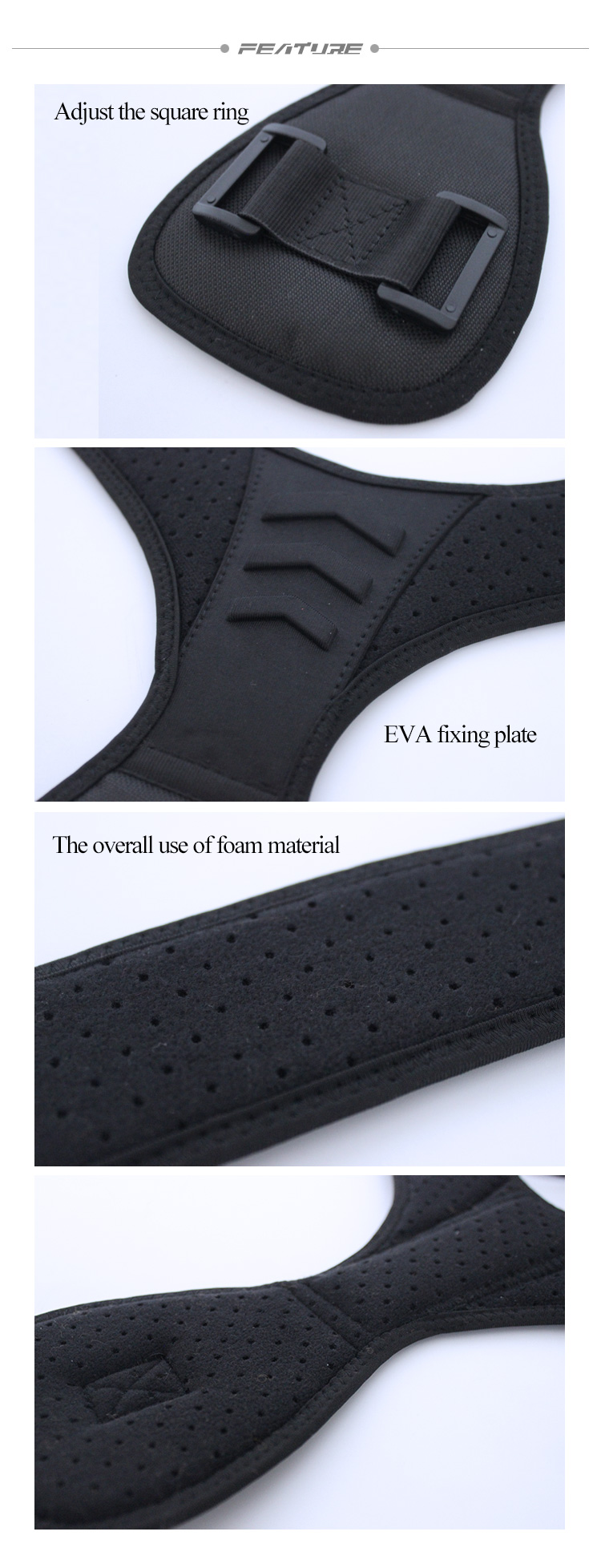foam material posture corrector  and posture corrective brace cushion and posture corrector for the back Overseas Manufacturing