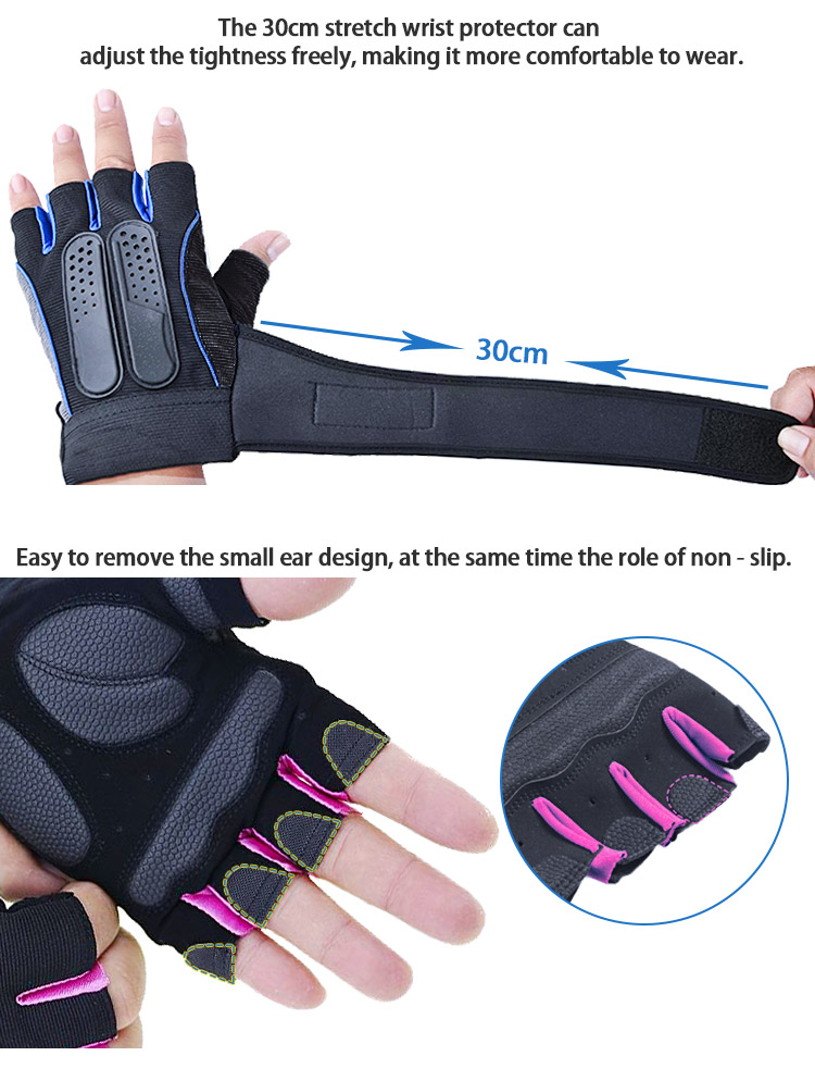 hot sale Half Finger Fitness Glove Wrist Wrapped Lifting Gloves for Strength Training Competitive Manufacturing Pricing