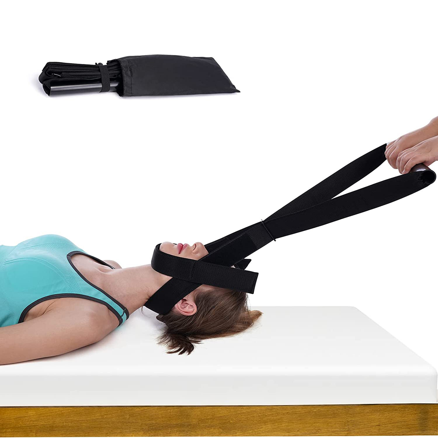 new chiropractic decompression traction strap neck hanging neck Stretch suspension neck strap chin pad Bulk Manufacturing