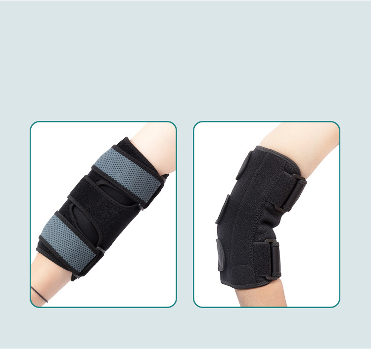 outdoor sports Elbow Pads With Steel Plate Support Breathable Adjustable Elbow Protector Manufacturing & Supply Trade